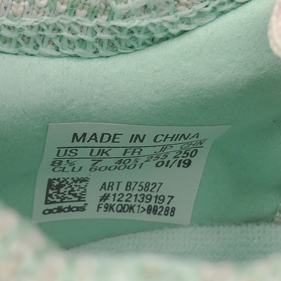 New Adidas PureBoost Go 'Clear Mint' - Picture 8 of 9